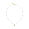 Guess Logo and Crystal Necklace JUBN03041JWYGWHT U