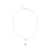 Guess Love Silver Heart Crystal Necklace For Women JUBN05460JWRHT/U