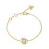 Guess Majorelle Gold Zirconia Bracelet For Women JUBB05378JWYGL