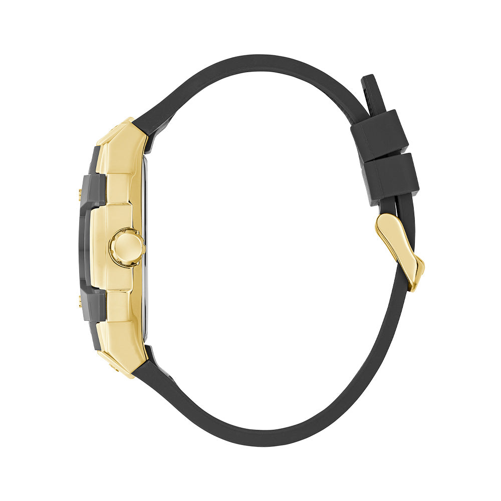 Guess Mens Black Gold Tone Multi Function Watch GW0956G2 - Image 5