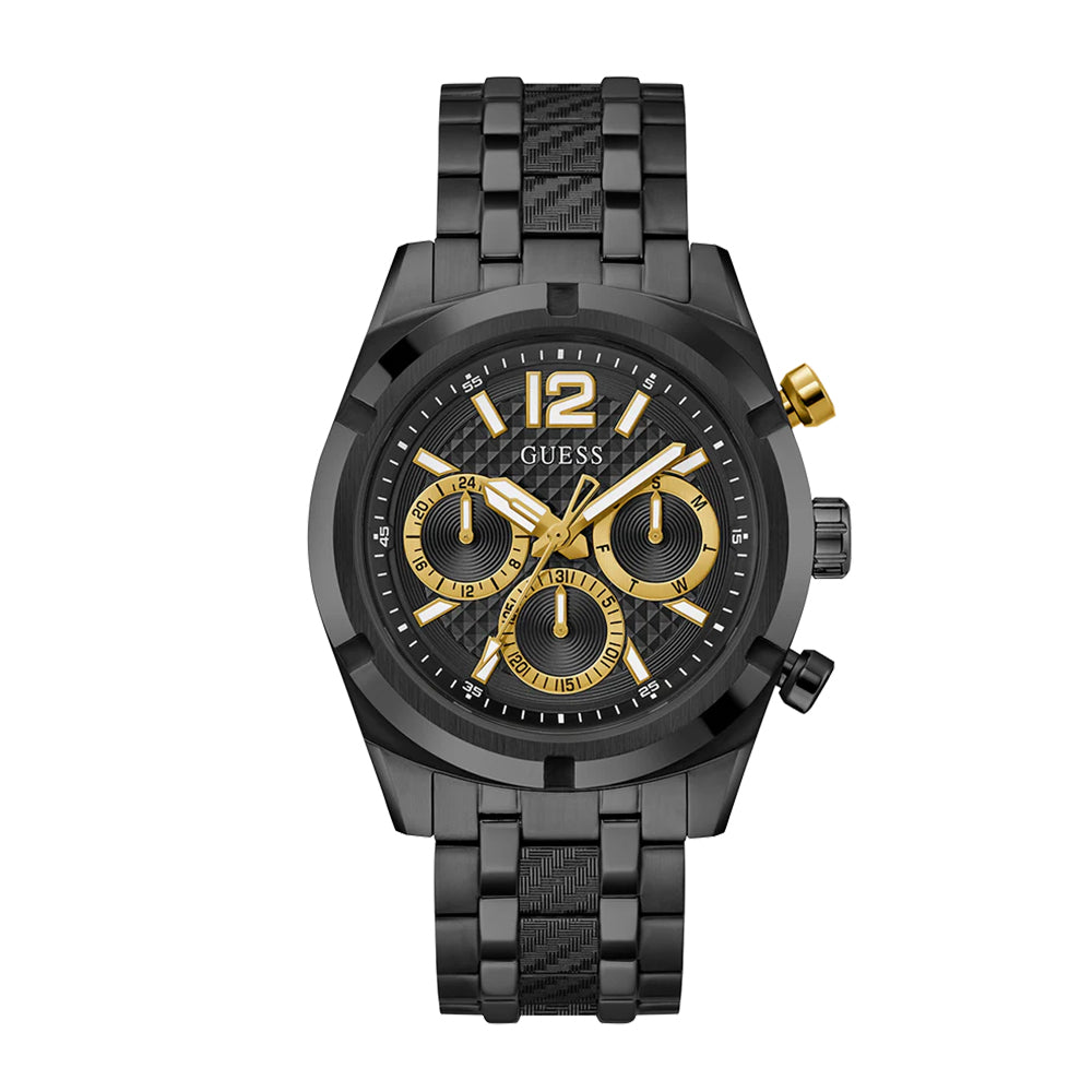 Guess Mens Black Multi-function Watch GW0714G4
