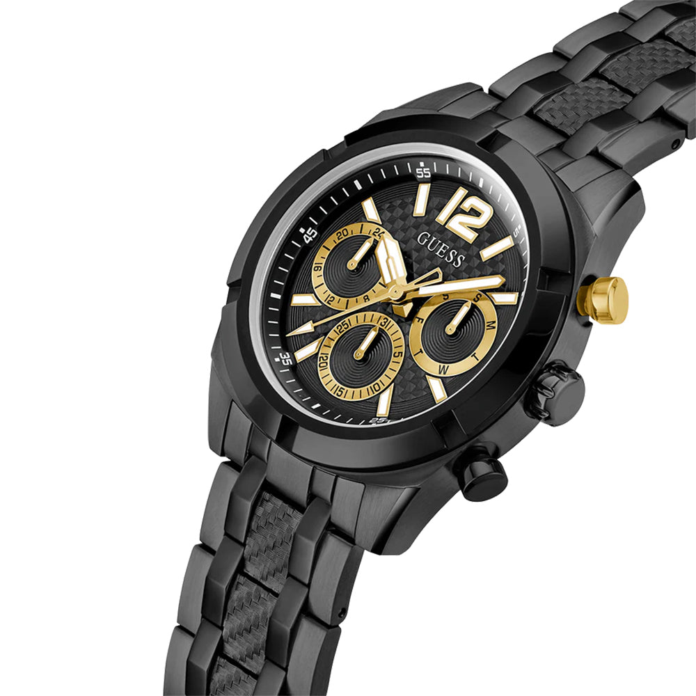 Guess Mens Black Multi-function Watch GW0714G4 - Image 2