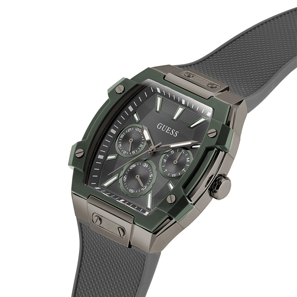 Guess Mens Grey Gunmetal Multi Function Watch GW0956G3 - Image 3