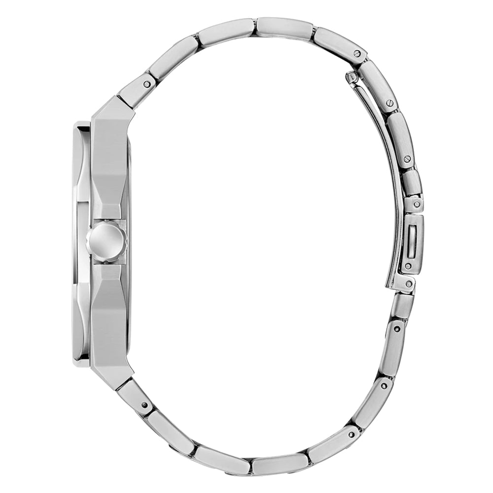 Guess Mens Silver Tone Analog Watch GW0849G1 - Image 4
