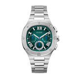 Guess Mens Silver Tone Multi-function Watch GW0572G6