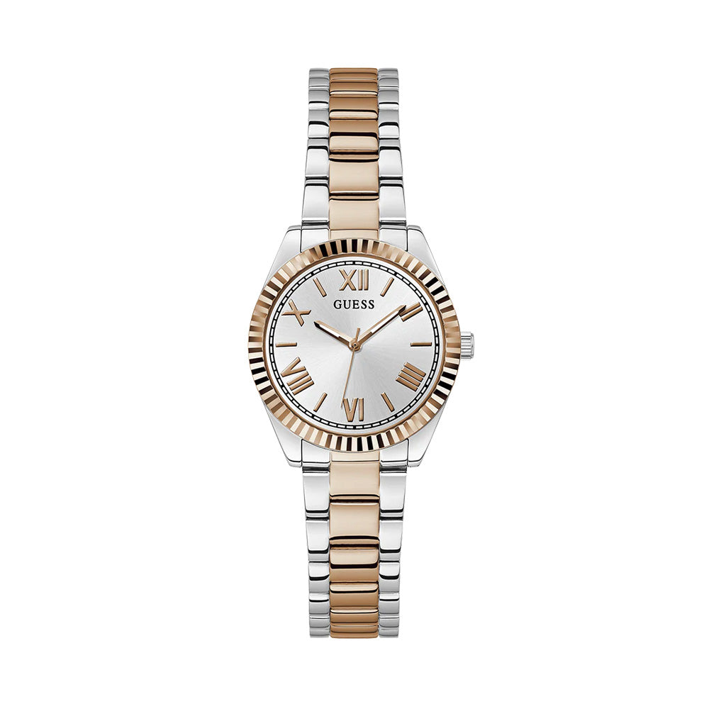 Guess Mini Luna Ladies 2 Tone Analog Watch GW0687L3