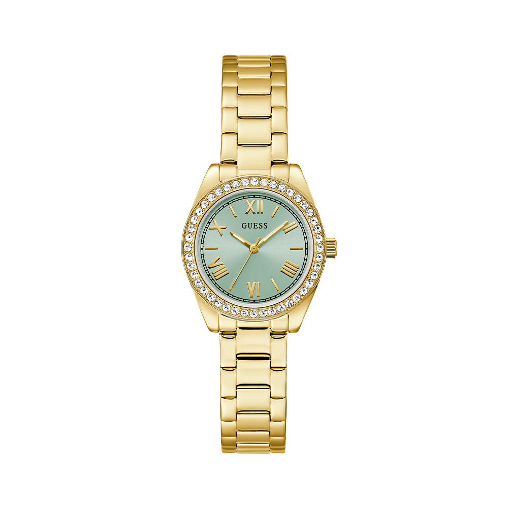 Guess Mini Luna Ladies Gold Tone Analog Watch GW0841L5