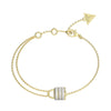Guess My Secret Gold Crystal Bracelet For Women JUBB05418JWYGS