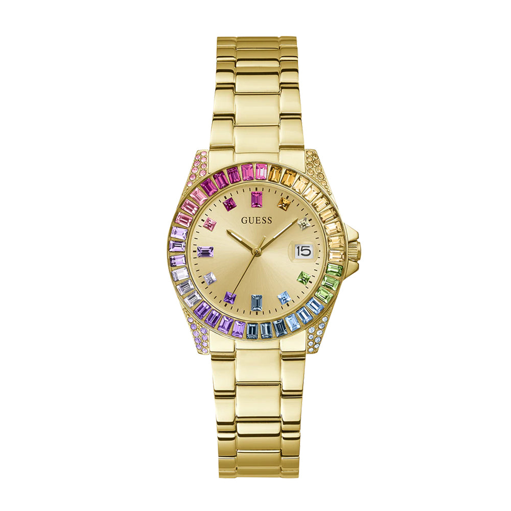 Guess Opaline Gold-Tone Women Watch GW0475L3