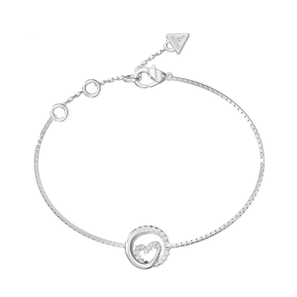 Guess Silver Bracelet For Women JUBB05527JWRHS