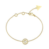 Guess Till Morning Gold Stainless Steel Bracelet For Women JUBB05555JWYGL