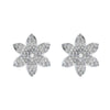 Guess White Lotus Earrings For Women JUBE04145JWRHT/U