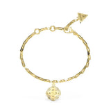 Guess Wild Flower Gold Bracelet For Women JUBB05509JWYGS