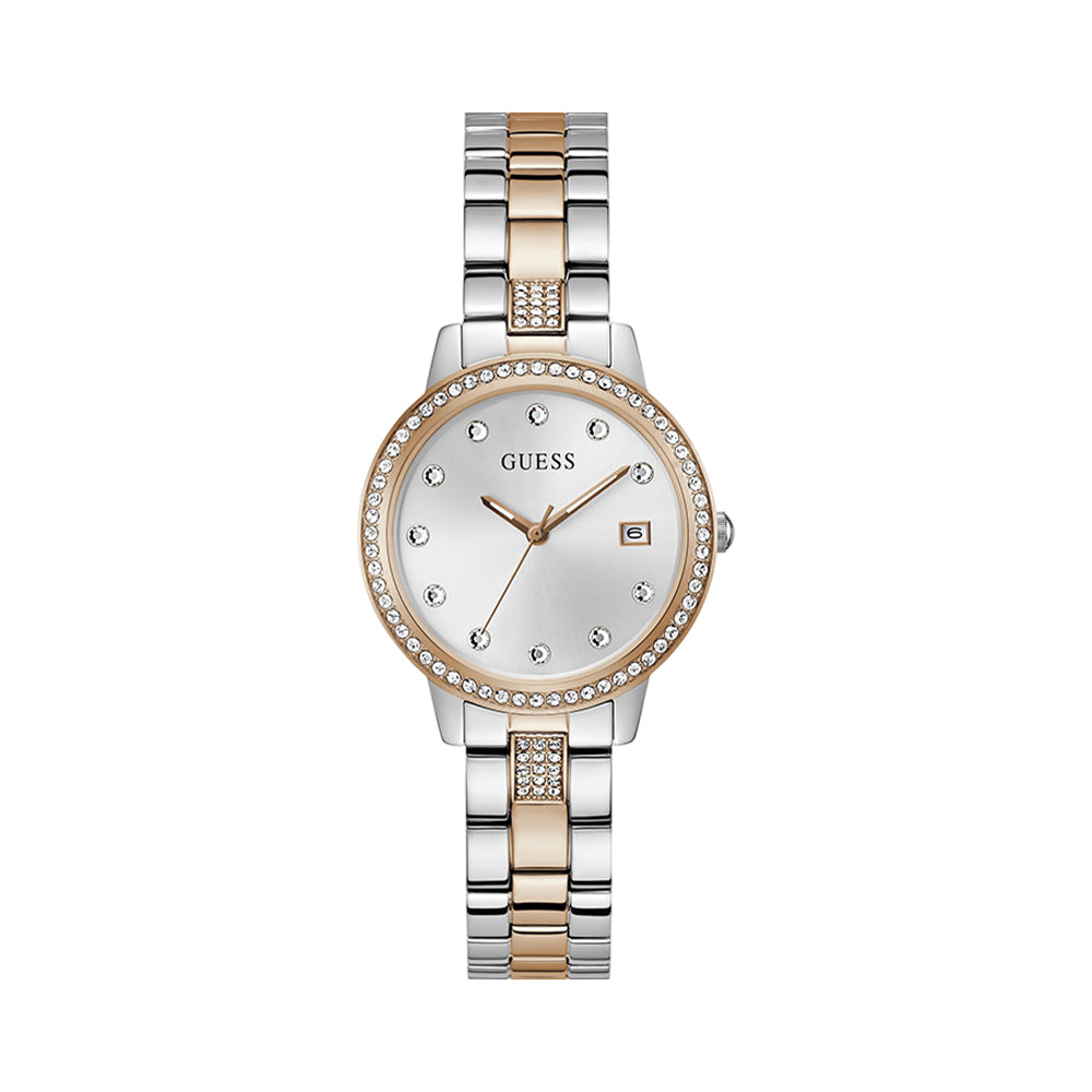 Guess Women Heartless White Dial Watch GW0725L2
