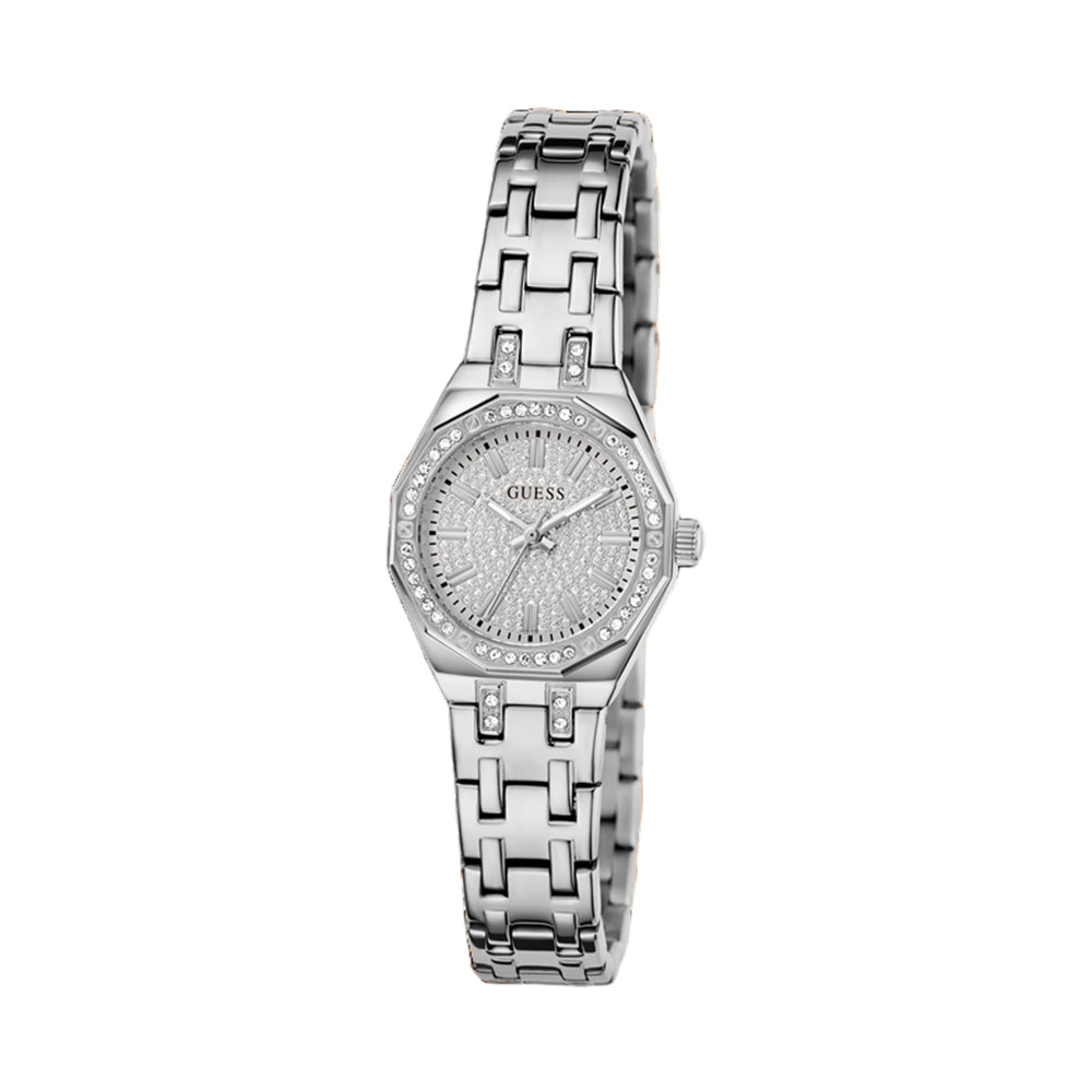 Guess Womensilver Toned Dial Watch GW0931L1 - Image 5
