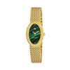 Guy Laroche Emma Quartz Green Oval Dial Gold Tone Watch For Women GLWLG0001504