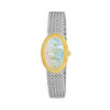 Guy Laroche Emma Quartz White Oval Dial Silver Tone Watch For Women GLWLG0001502