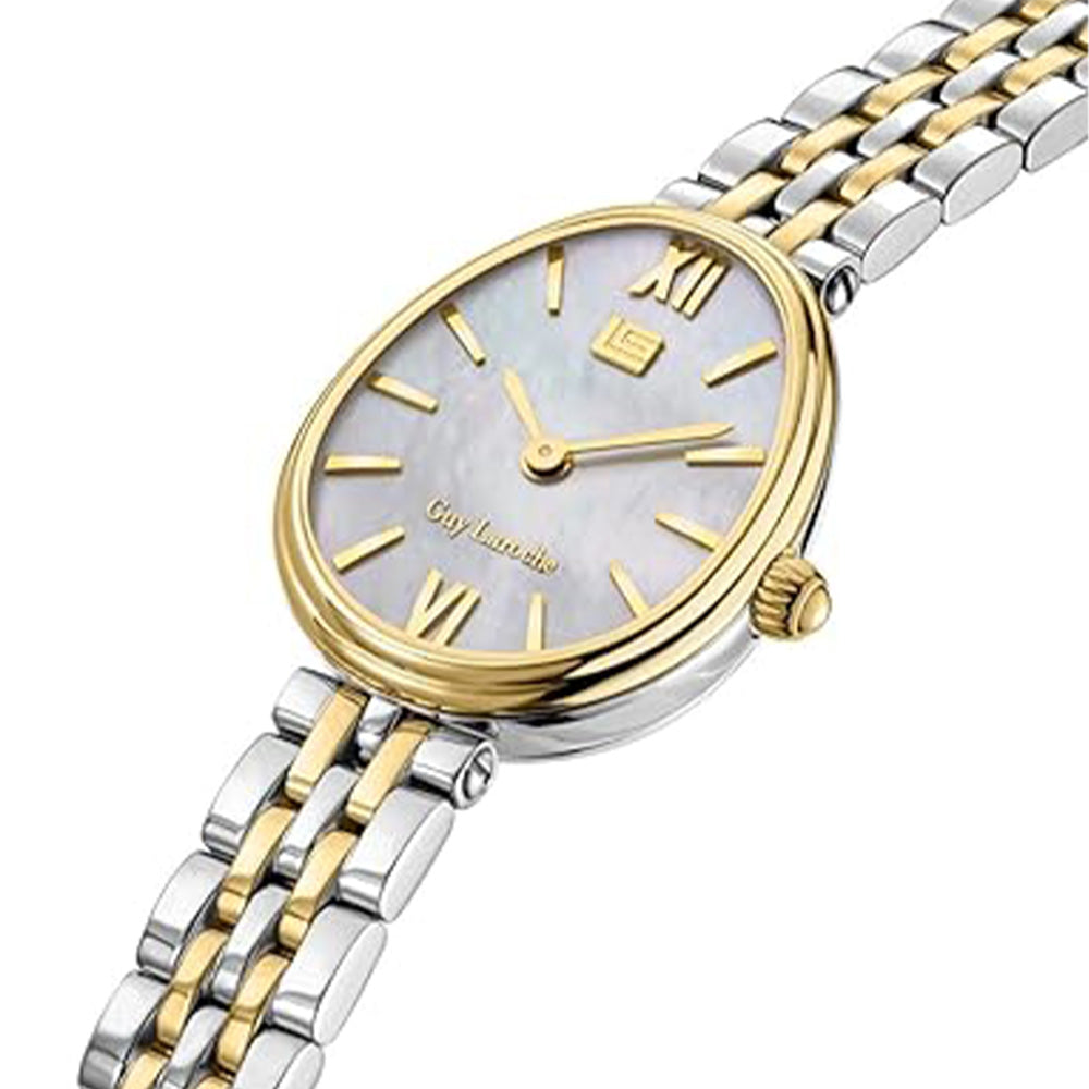 Guy Laroche Lauren Quartz White Mop Dial Two Tone Stainless Steel Watch For Women GLWLG0003903 - Image 2