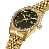 Guy Laroche Rosalie Quartz Green Dial Gold Tone Watch For Women GLWLG0002806 - Image 2