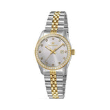 Guy Laroche Rosalie Quartz Silver Dial Gold Tone Watch For Women GLWLG0002808