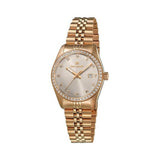 Guy Laroche Rosalie Quartz Silver Dial Rose Gold Tone Watch For Women GLWLG0002809