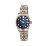 Guy Laroche Rose Quartz Blue Dial Rose Gold Tone Watch For Women GLWLG0001905