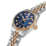 Guy Laroche Rose Quartz Blue Dial Rose Gold Tone Watch For Women GLWLG0001905 - Image 2
