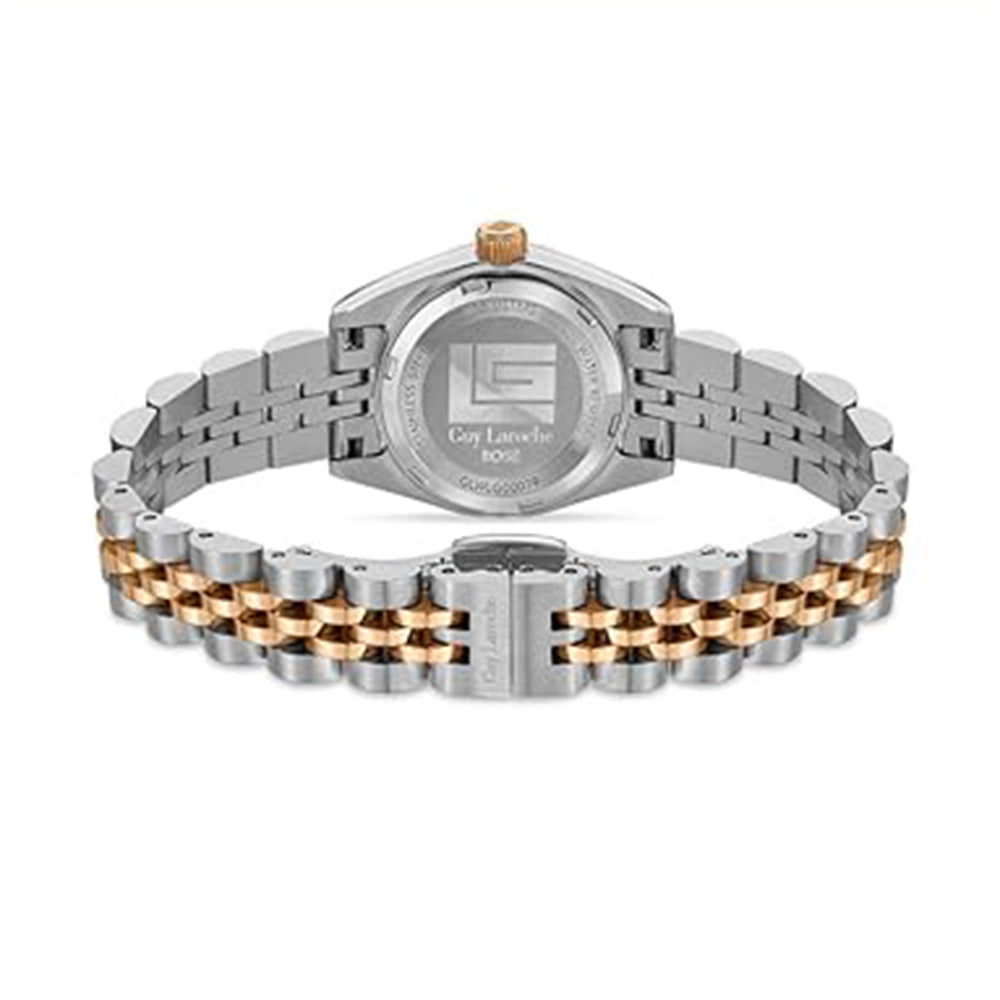 Guy Laroche Rose Quartz Blue Dial Rose Gold Tone Watch For Women GLWLG0001905 - Image 3