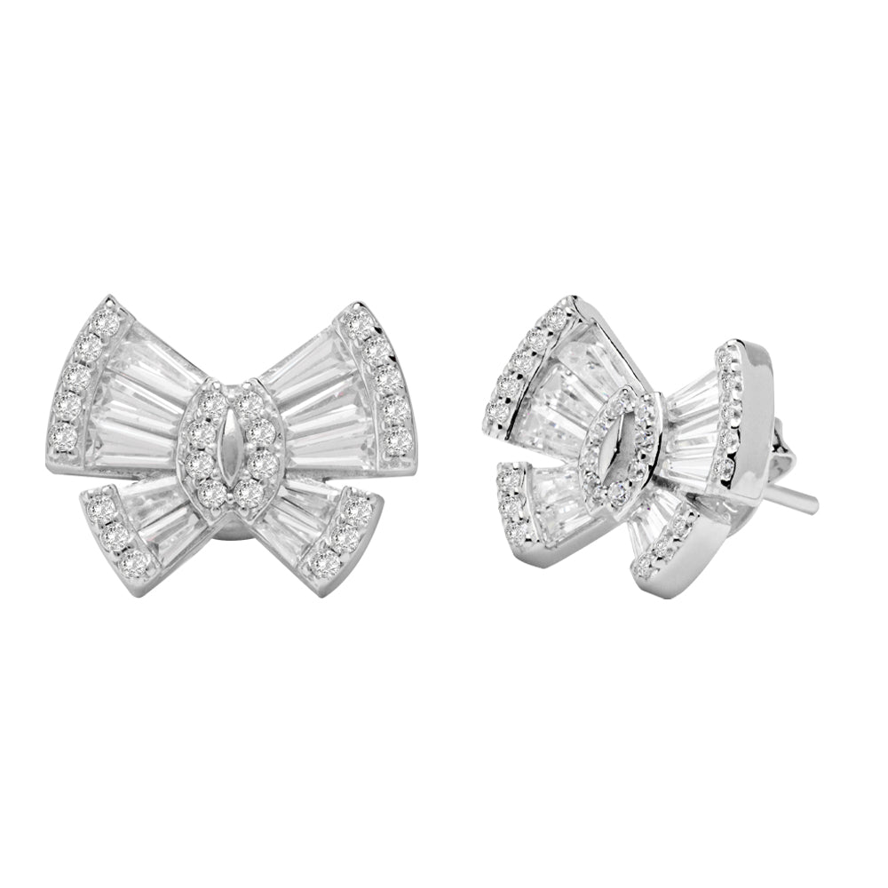 Juvenis Bow-type Earrings JLJ-AS21E0938S-SS-ER - Image 3