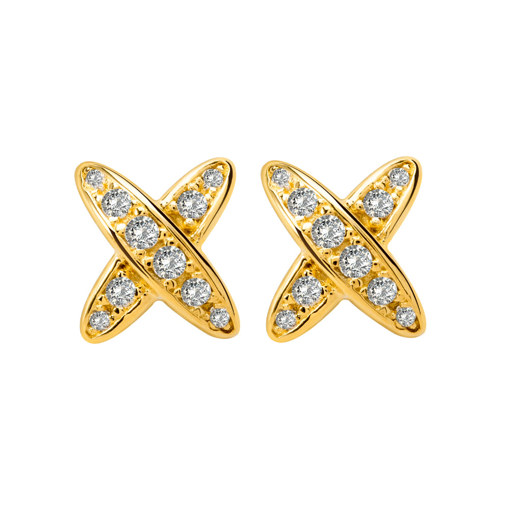Juvenis Cross Earrings JLJ-AS21E1008S-SS-ER