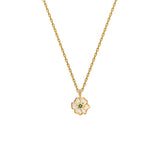 Juvenis Flower Design Pendant JLJ-CG21P0407S-BLU-SS-PND - Image 5