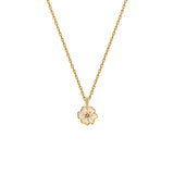 Juvenis Flower Design Pendant JLJ-CG21P0407S-BLU-SS-PND - Image 2