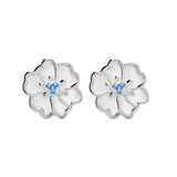 Juvenis Flower Earrings JLJ-CG21E0408S-BLU-SS-ER - Image 6