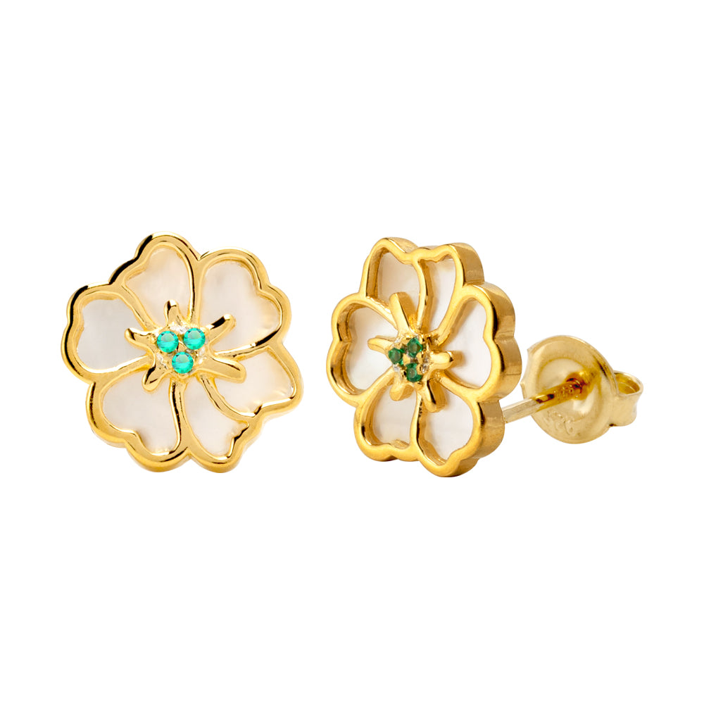 Juvenis Flower Earrings JLJ-CG21E0408S-BLU-SS-ER - Image 13