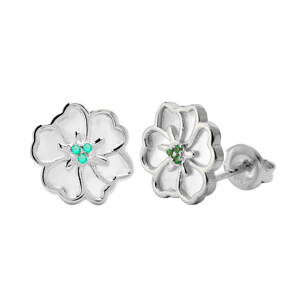Juvenis Flower Earrings JLJ-CG21E0408S-BLU-SS-ER - Image 19