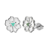 Juvenis Flower Earrings JLJ-CG21E0408S-BLU-SS-ER - Image 19