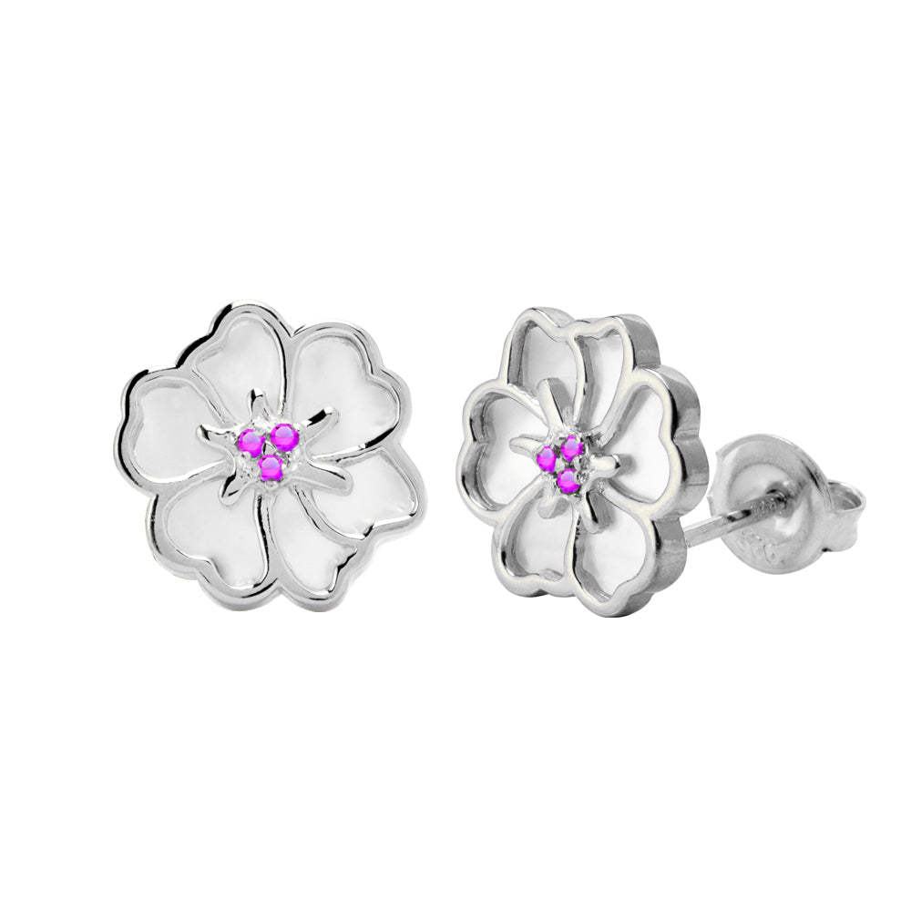 Juvenis Flower Earrings JLJ-CG21E0408S-BLU-SS-ER - Image 15