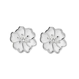 Juvenis Flower Earrings JLJ-CG21E0408S-BLU-SS-ER - Image 2