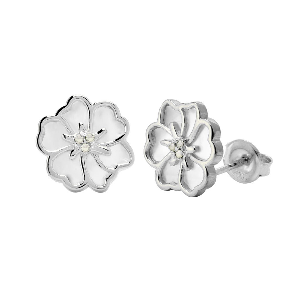 Juvenis Flower Earrings JLJ-CG21E0408S-BLU-SS-ER - Image 14