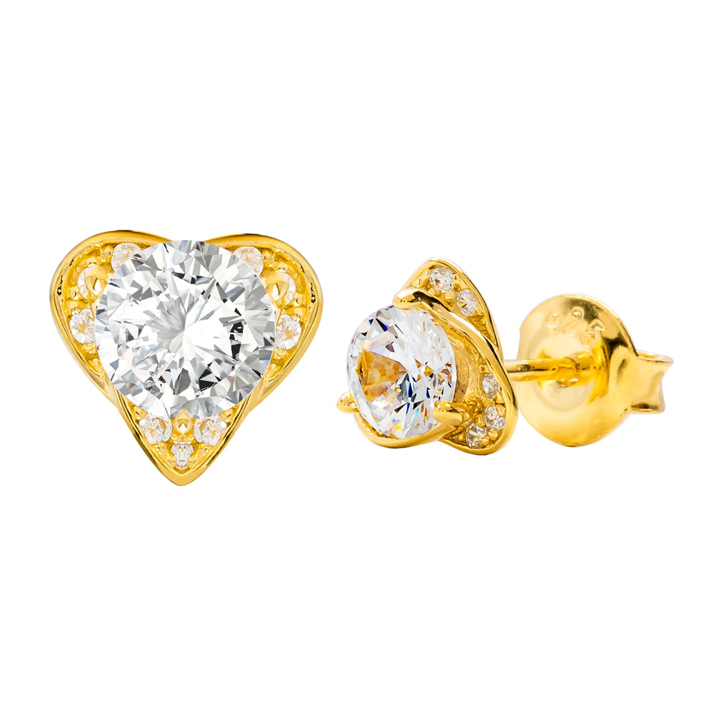 Juvenis Heart-Shapped Earrings JLJ-AS21E1007S-SS-ER - Image 4