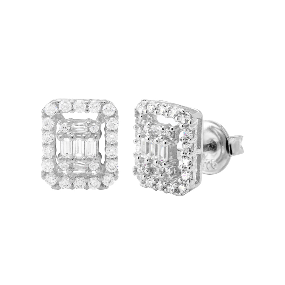 Juvenis Rectangle Earrings JLJ-CG21E0944S-SS-ER - Image 4