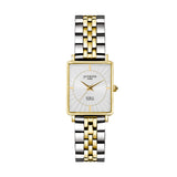Juvenis Venjis Gold Steel Square Watch JVB0066P