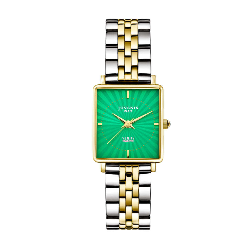 Juvenis Venjis Harmony Gold Square Watch JVB1066P - Image 2