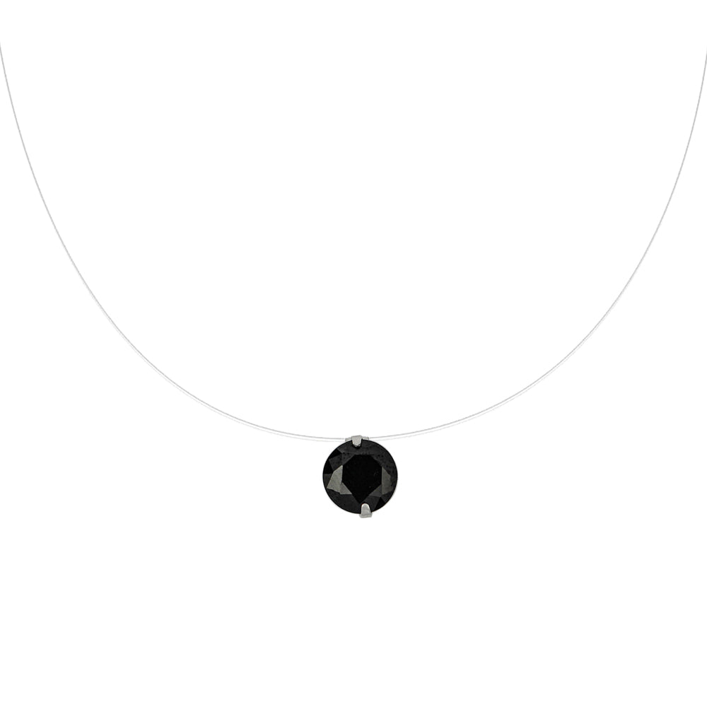 Lencia White Cubic Zirconia Crystal Necklace - Image 8