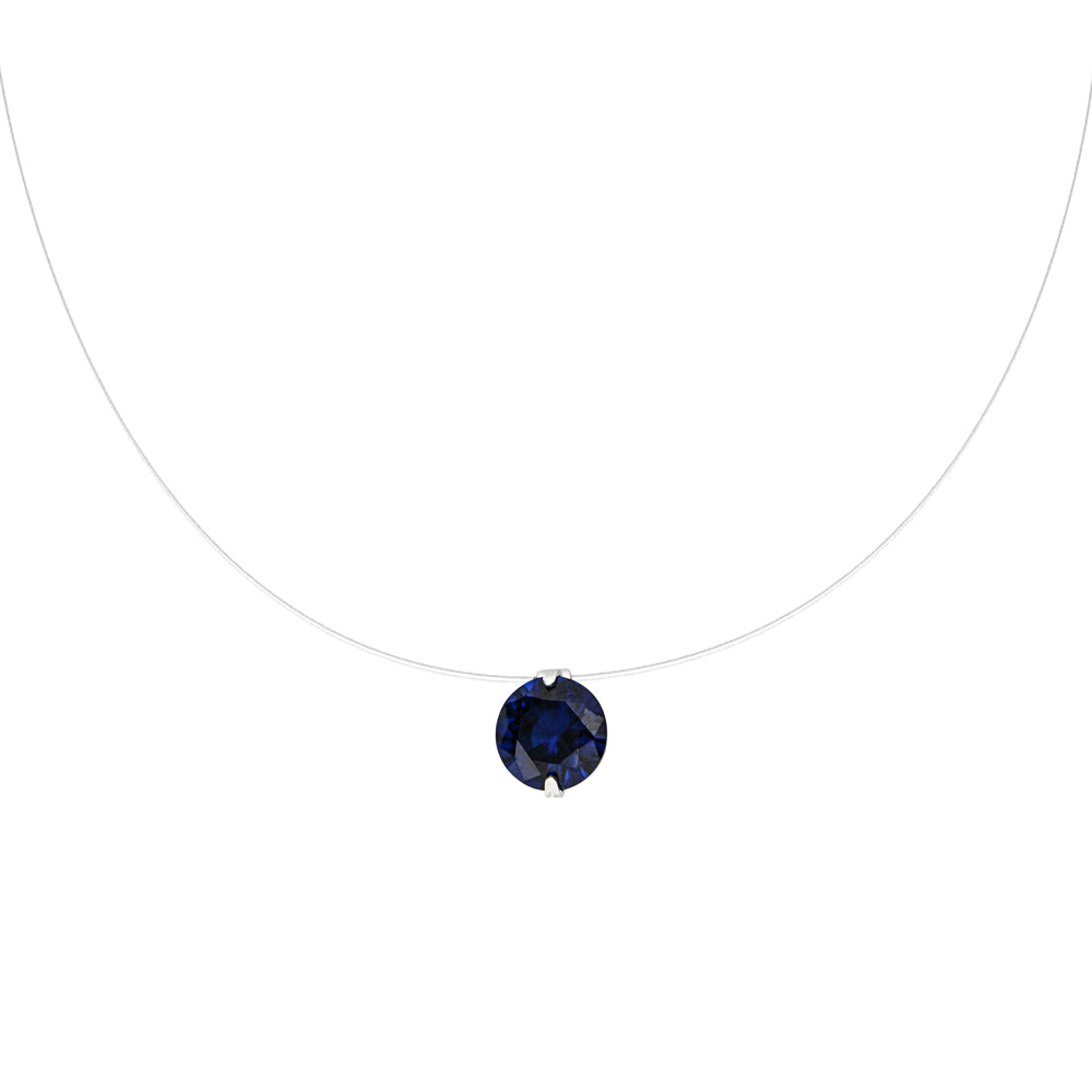 Lencia White Cubic Zirconia Crystal Necklace - Image 7