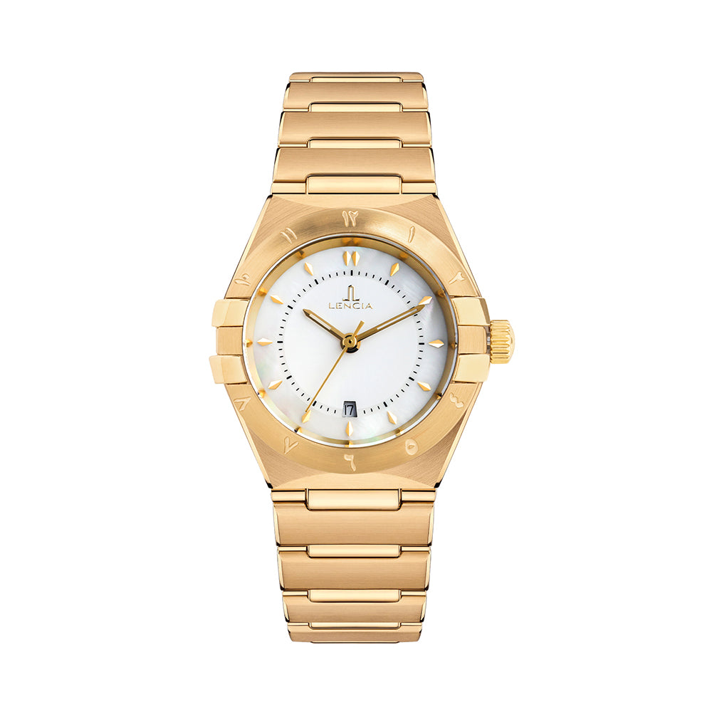 Lencia Classic White Women Watch LC2424W4