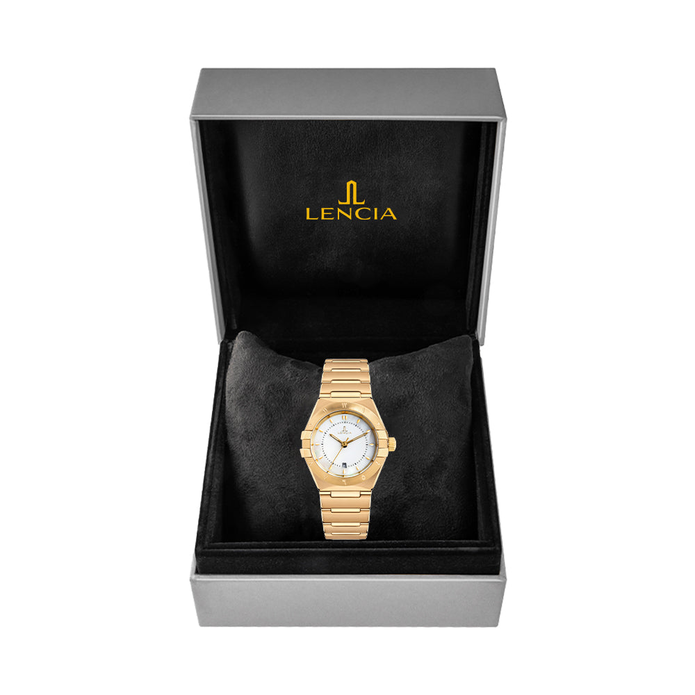 Lencia Classic White Women Watch LC2424W4 - Image 2