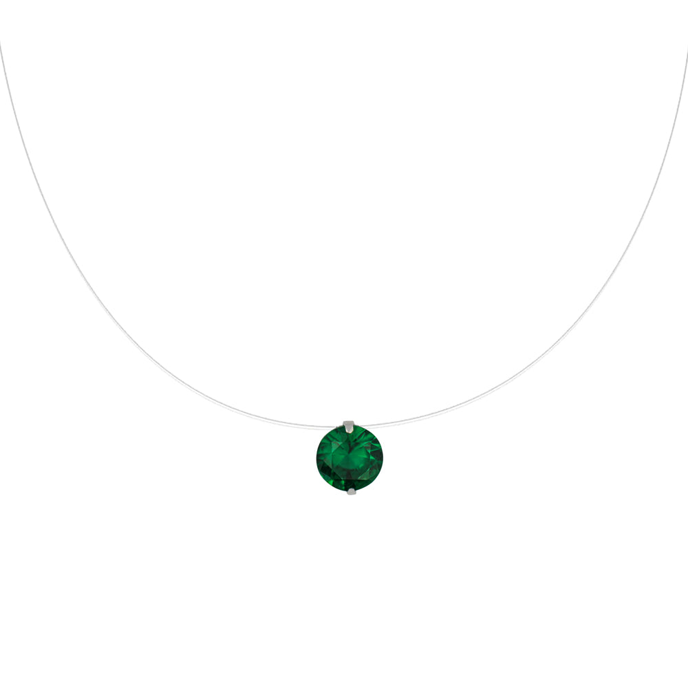 Lencia White Cubic Zirconia Crystal Necklace - Image 10