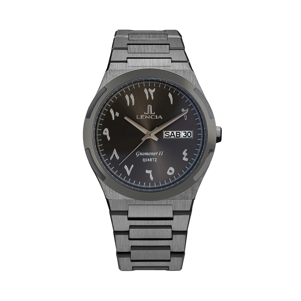 Lencia Gunmetal Edge Men Watch LC1047W9