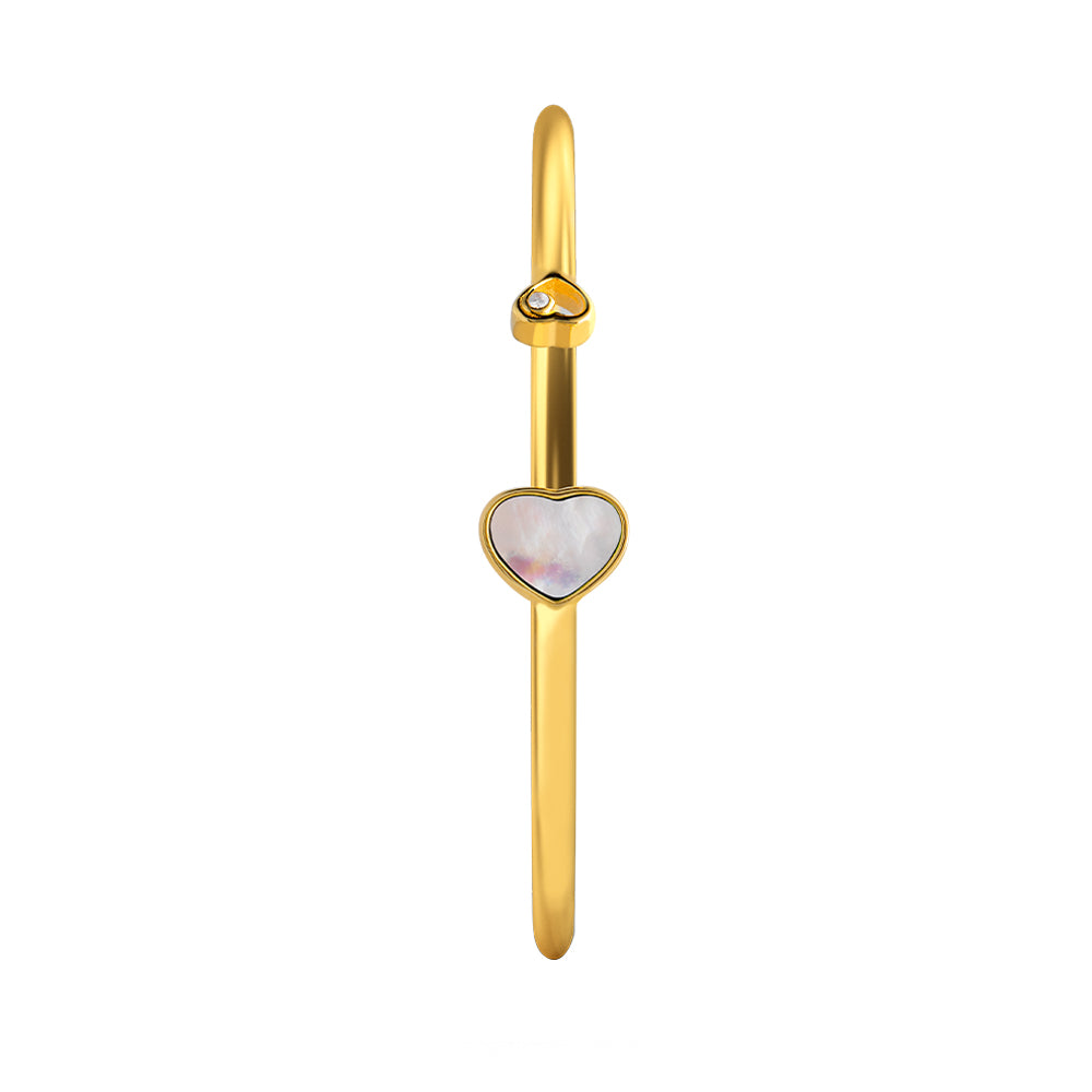 Lencia Heart Pearl Bracelet LLJ-BGC242 - Image 3